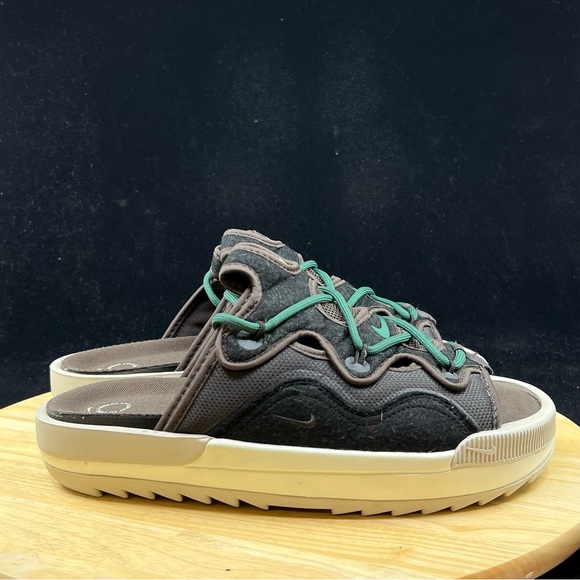 Nike Offline 2.0 Velvet Brown Noble Green DJ6229-200 sz 8.5 Men's Sandal Slides - Picture 5 of 10